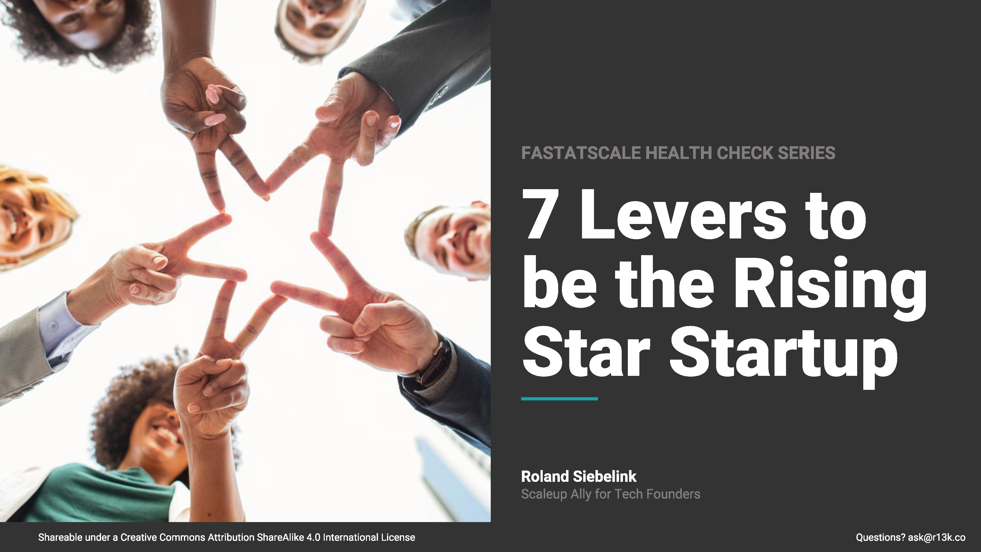 7 Levers to be the Rising Star Startup Fast Track to Stardom: Unveiling the 7 Levers for Startup Success