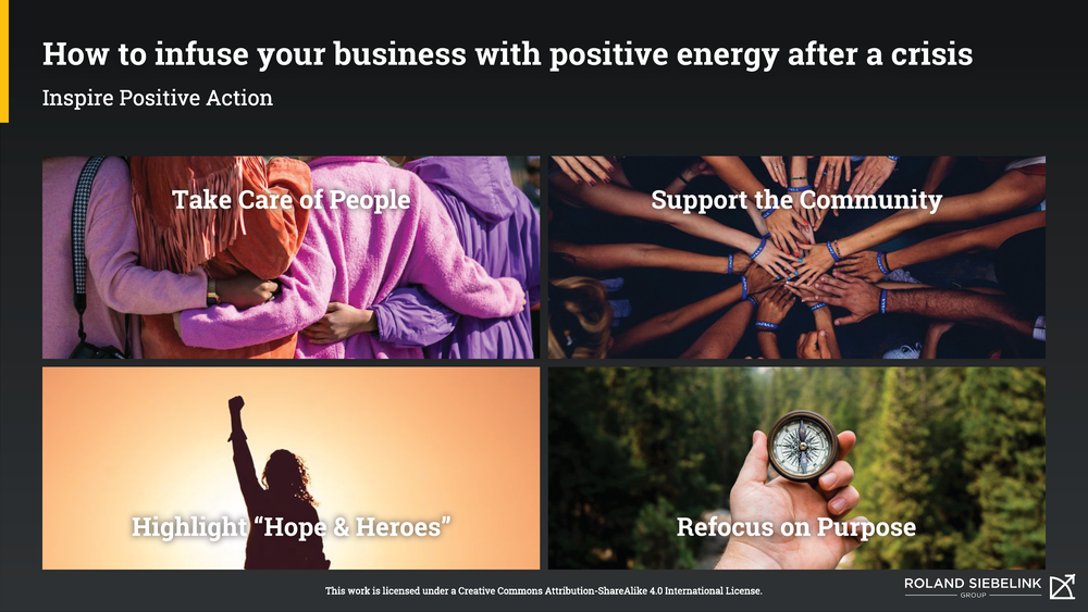 How to infuse your business with positive energy after a crisis
